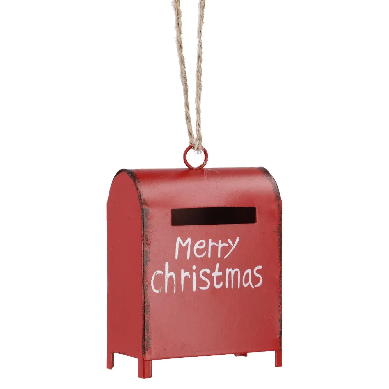Outlet Anhänger Briefkasten, Rot, 4.5 X 6 Cm Weihnachtstraditionen|Weihnachtsbaumschmuck