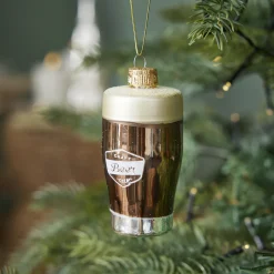 Discount Anhänger Fancy, Bunt, Craftbeer/braun, 10 Cm Weihnachtsbaumschmuck