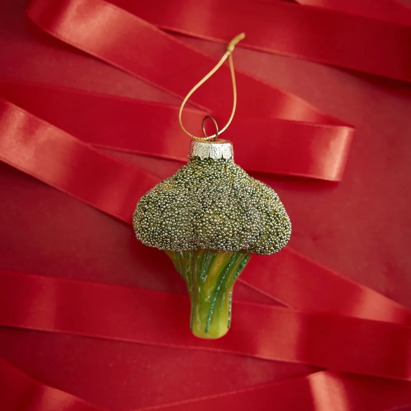 Online Anhänger Fancy, Klein, Brokkoli/grün Weihnachtsbaumschmuck