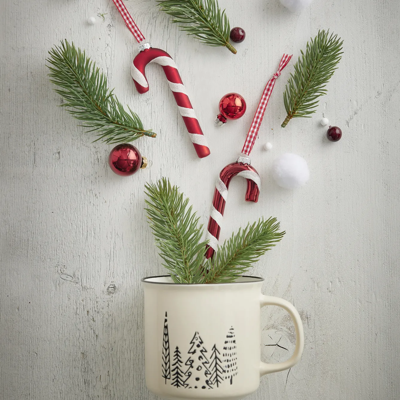 Discount Anhänger Zuckerstange, Glänzend, 12 Cm Shop The Geschenk|Deko-Anhänger
