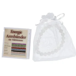 Online Armband Edelstein-Energie, Rockquarz/weiß Fashion