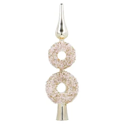 Discount Baumspitze Fancy, Donuts/gold, 30 Cm Weihnachtsbaumschmuck
