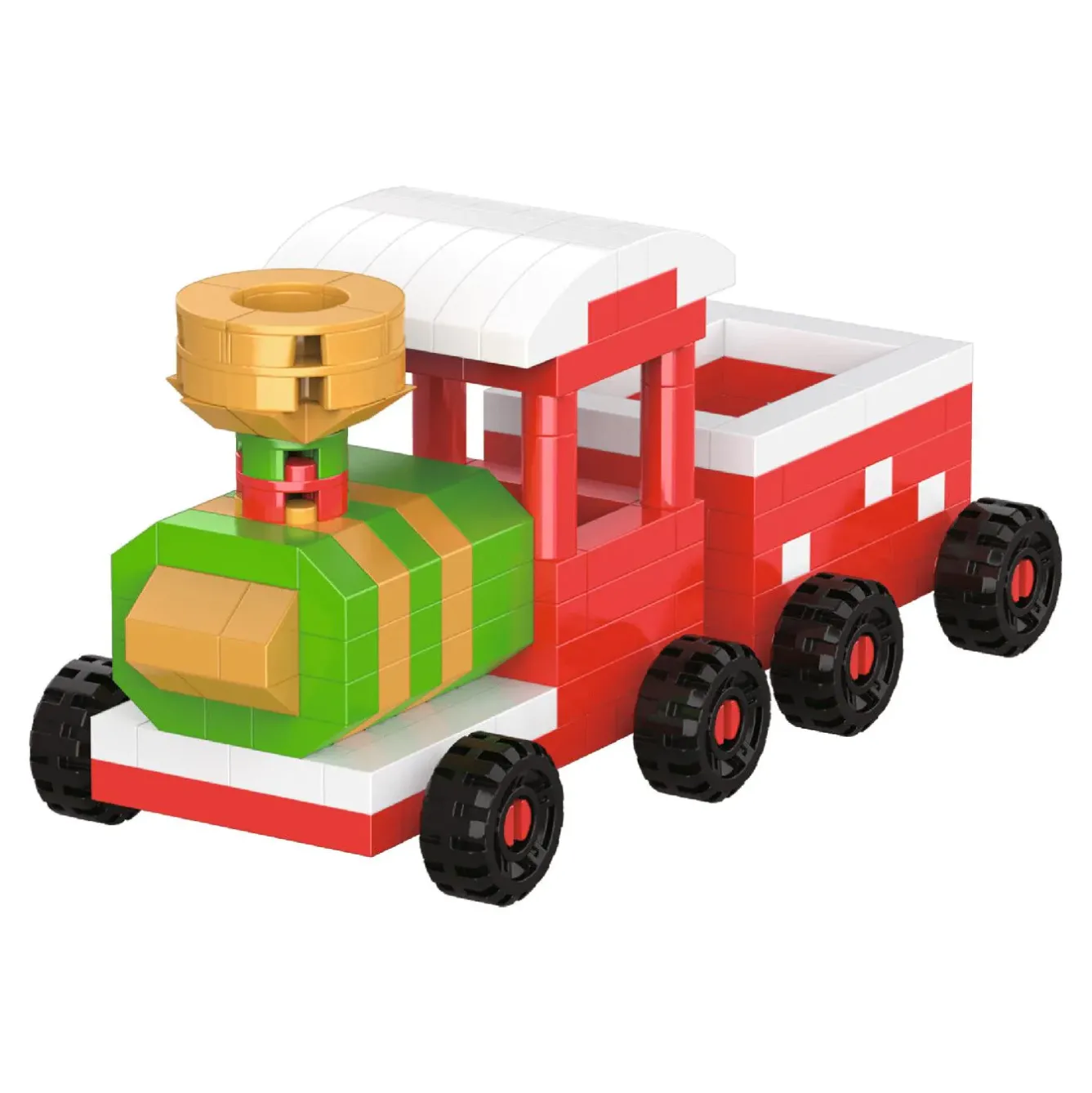 Sale Bausteine-Set 3D, Xmas/Zug, Klein Geschenkideen|Spielzeug