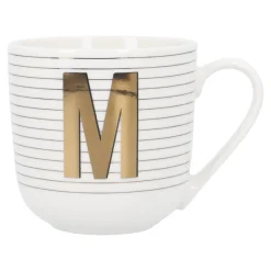 Best Becher Buchstabe/Streifen, M, 450 Ml Küche|Weihnachtsbecher