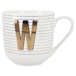 Sale Becher Buchstabe/Streifen, W, 450 Ml Küche|Weihnachtsbecher