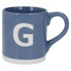 Outlet Becher Buchstabe/Uni, G/blau, 440 Ml Küche