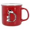 Outlet Becher Buchstabe/Weihnachten, D/Streifen, 540 Ml Küche|Weihnachtsbecher