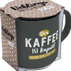 Outlet Becher Emaille-Optik, Kaffee, 350 Ml Shop The Geschenk|Küche