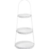 Clearance Etagere Metall, 3 Teller, Weiß, 40 Cm Salty- Und Candybar|Raumdeko Hochzeit
