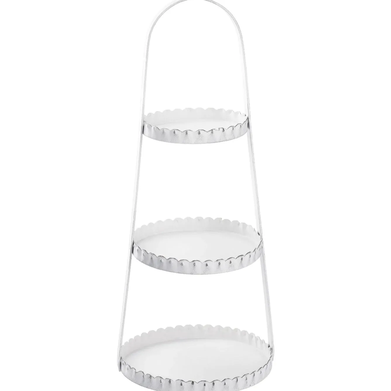 Clearance Etagere Metall, 3 Teller, Weiß, 40 Cm Salty- Und Candybar|Raumdeko Hochzeit