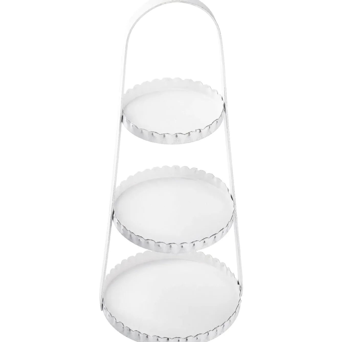 Clearance Etagere Metall, 3 Teller, Weiß, 40 Cm Salty- Und Candybar|Raumdeko Hochzeit