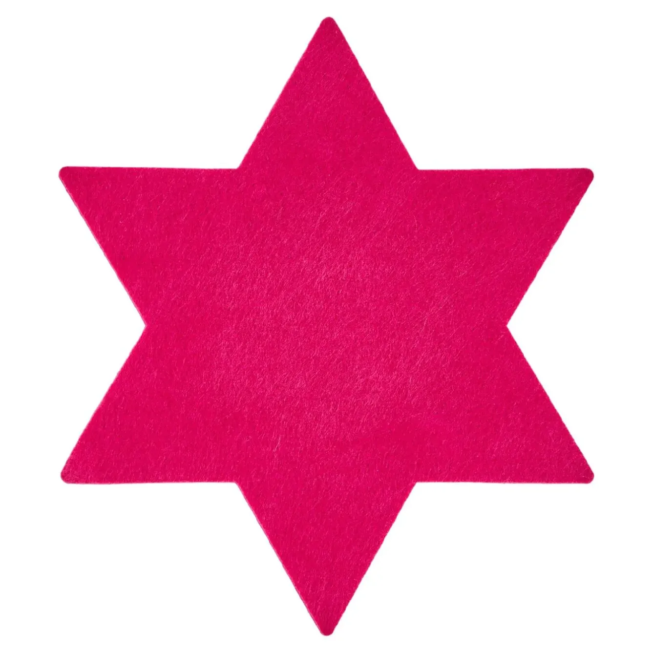 Discount Filz-Untersetzer Stern, 25 Cm, Pink Küche|Weihnachtsdeko