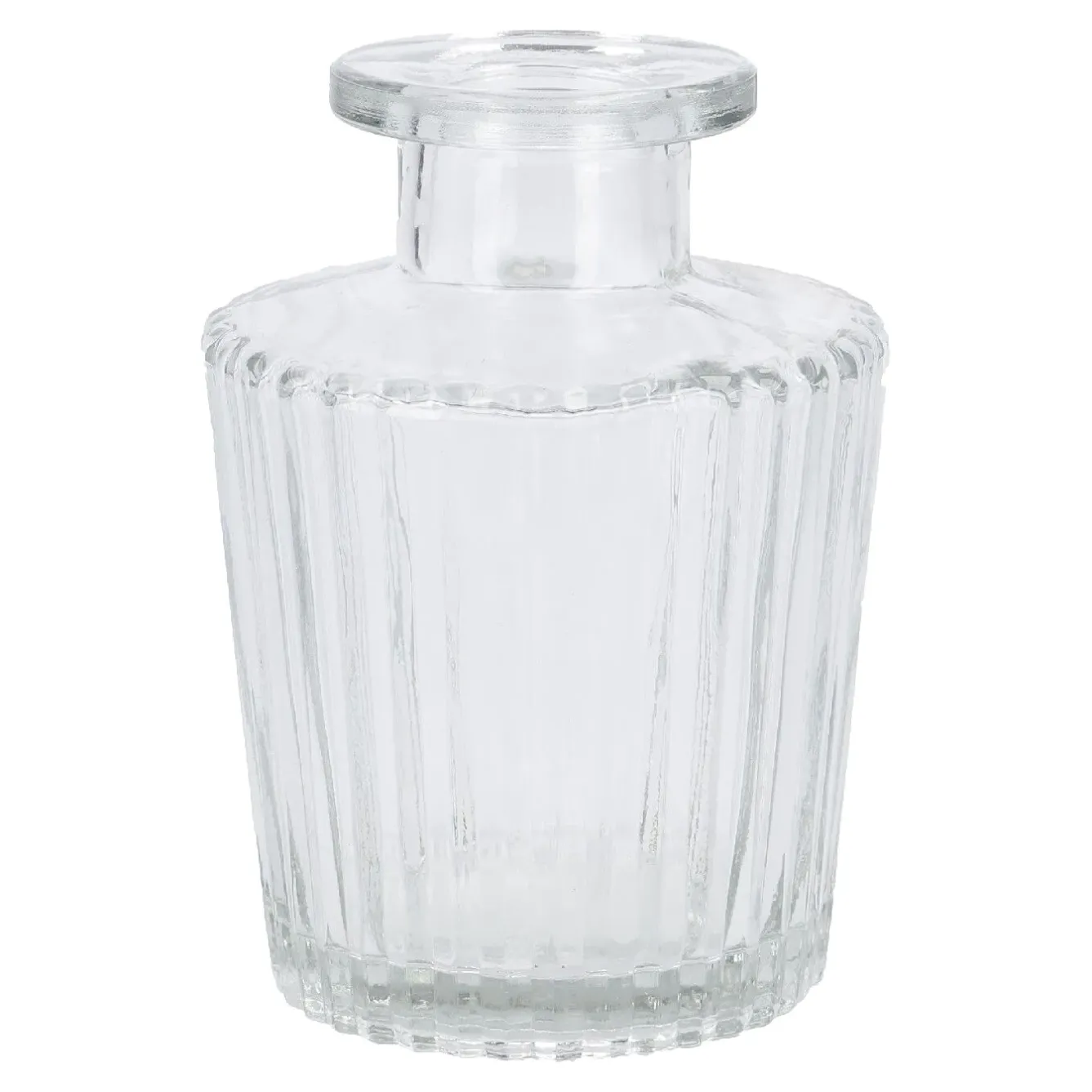 Online Flaschenvase Relief, Rille, Klar, 10 Cm Tischdeko Hochzeit|Vasen & Kunstblumen