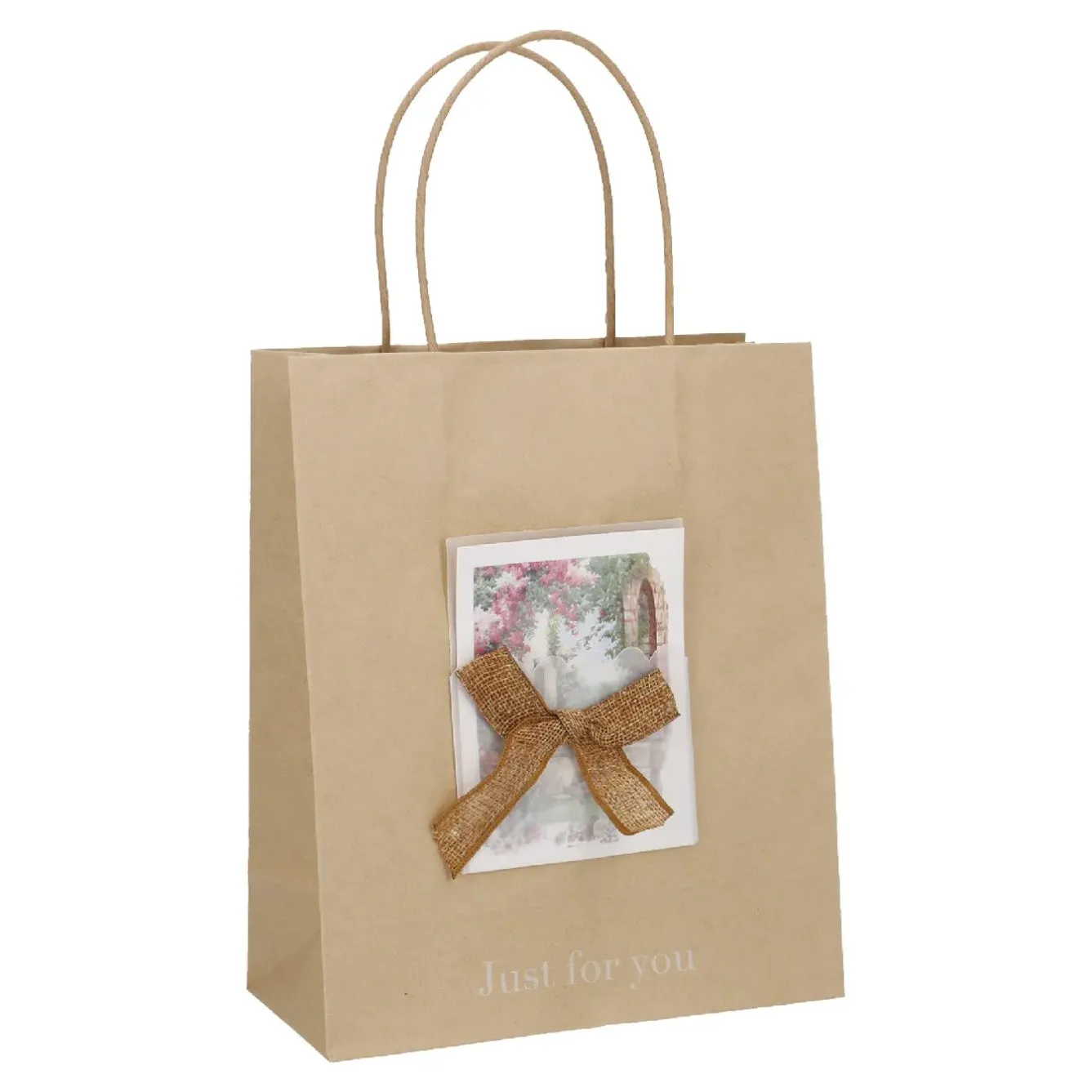 Discount Geschenktüte Mit Karte, For You, 21 X 25.5 Cm Geschenkverpackung