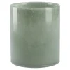 Glas-Vase Zylinder/Opal, Grün, 12 X 14 Cm Tischdeko|Vasen & Kunstblumen