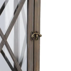Discount Holz-Laterne Medan, Braun-gewischt, 57.5 Cm Standesamt- Und Traudeko|Raumdeko Hochzeit