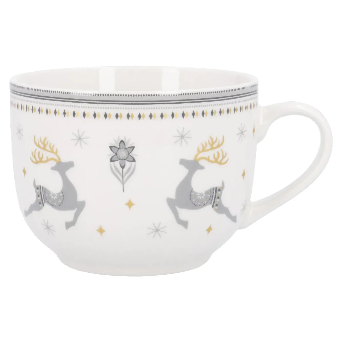 Sale Jumbotasse Rentier, 650 Ml Küche|Weihnachtsbecher
