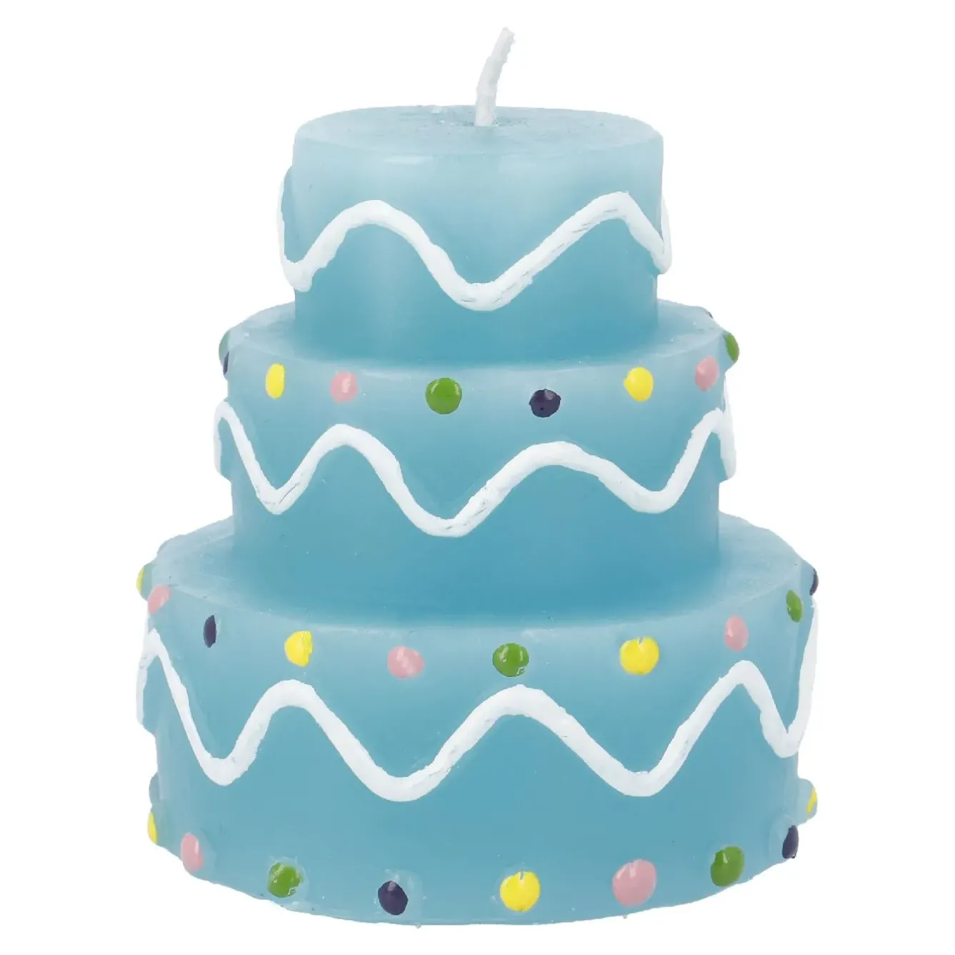 Clearance Kerze Geburtstag, Tortenform, Hellblau, 6 X 7 Cm Geburtstag|Kerzen & Kerzenständer