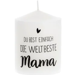 Sale Kerze Spruch, Beste Mama, 6 X 8 Cm Kerzen & Kerzenständer