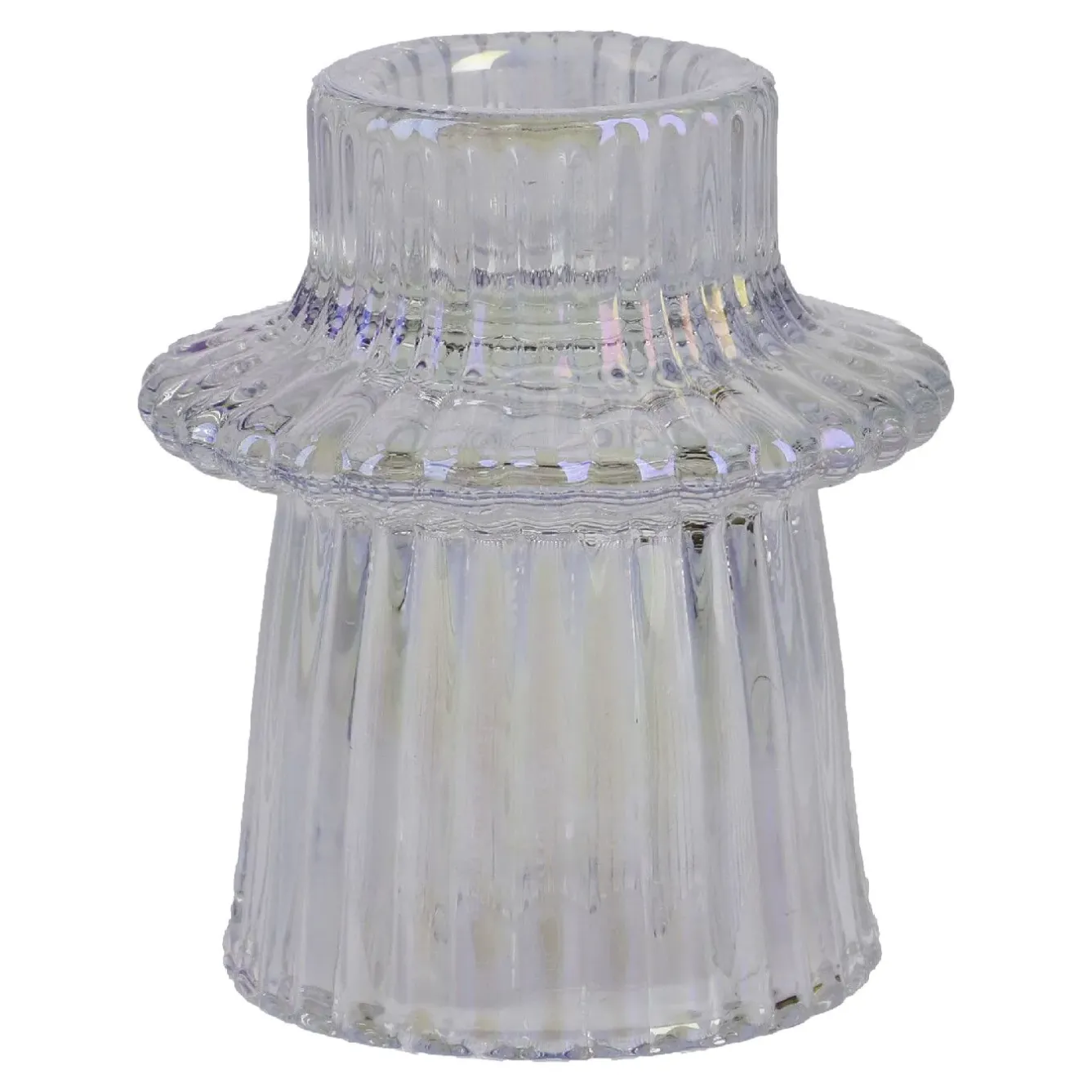 Sale Kerzenständer Stabkerze/Mini, Ring/rund/irisierend Tischdeko Hochzeit|Hochzeitsdeko