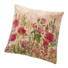Best Kissen Blumen, Beige/rot, 60 Cm Textilien