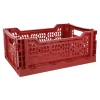 Outlet Klappbox, 34 X 24 X 13 Cm, Dunkelrot Organisation