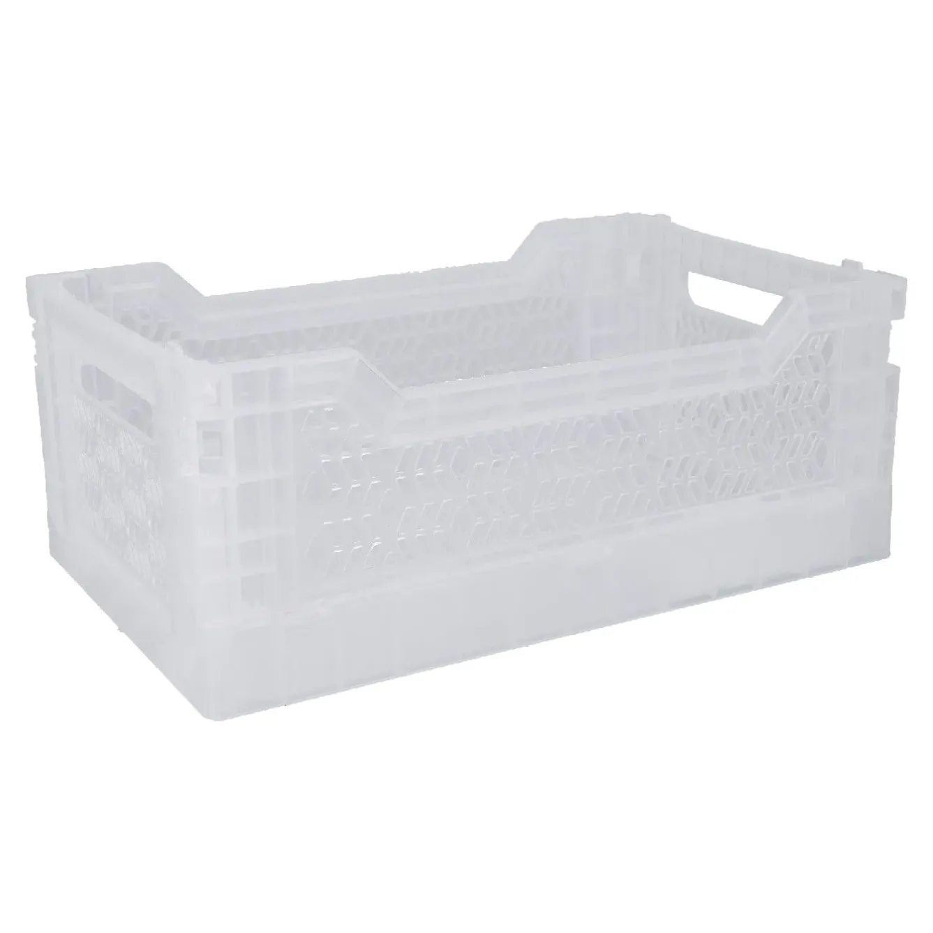 Outlet Klappbox, 27 X 17 X 11 Cm, Transparent Organisation