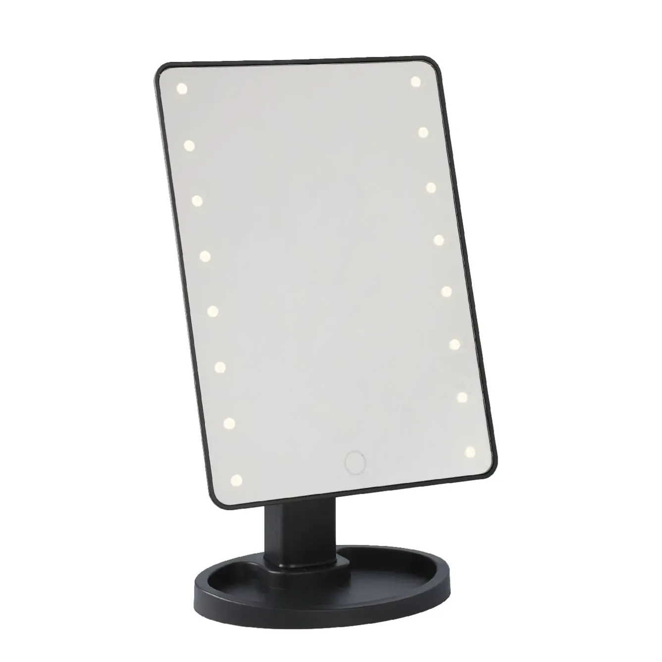 New LED-Spiegel, Schwarz, 31 Cm Shop The Geschenk|Gadgets