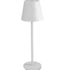 Outlet LED-Tischlampe Akku, Weiß, 37 Cm Geschenkideen|Lichterwelt