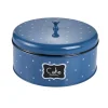 Clearance Metalldose Mit Tafel, Blau, 25 X 12 Cm Küche|Weihnachtsbäckerei