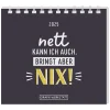 Online Mini-Tischkalender 2025, Nett Kann Ich Auch Kalender & Planer|Weihnachtsgeschenke