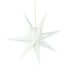 Best Papierstern, 60 Cm, Blumen-Stanzung, Weiß Weihnachtsdeko