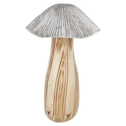 New Pilz Holzoptik, Hellbraun, 17 Cm Figuren|Deko-Objekte