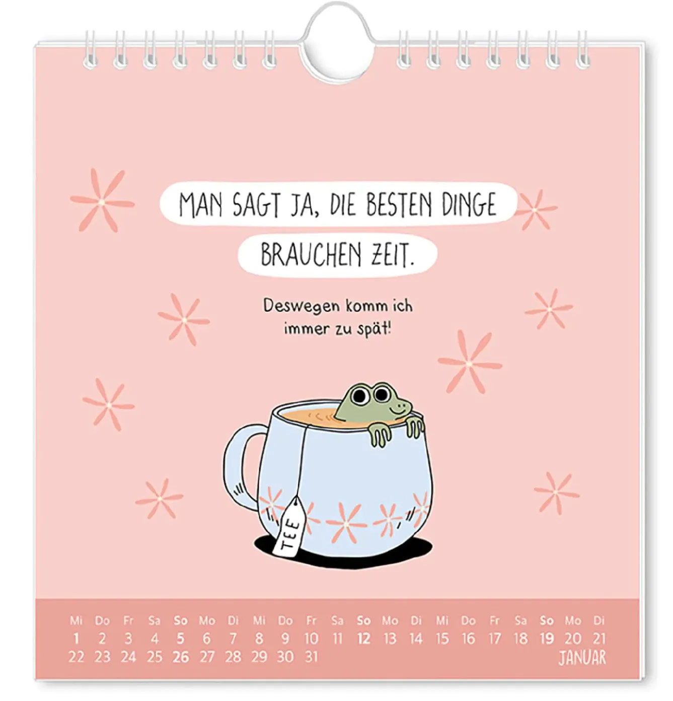 Outlet Postkarten Kalender, 2025, Der Frühe Vogel Kalender & Planer|Weihnachtsgeschenke
