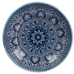 Online Schale China, Flach, Blau/hellblau, 9 Cm Küche