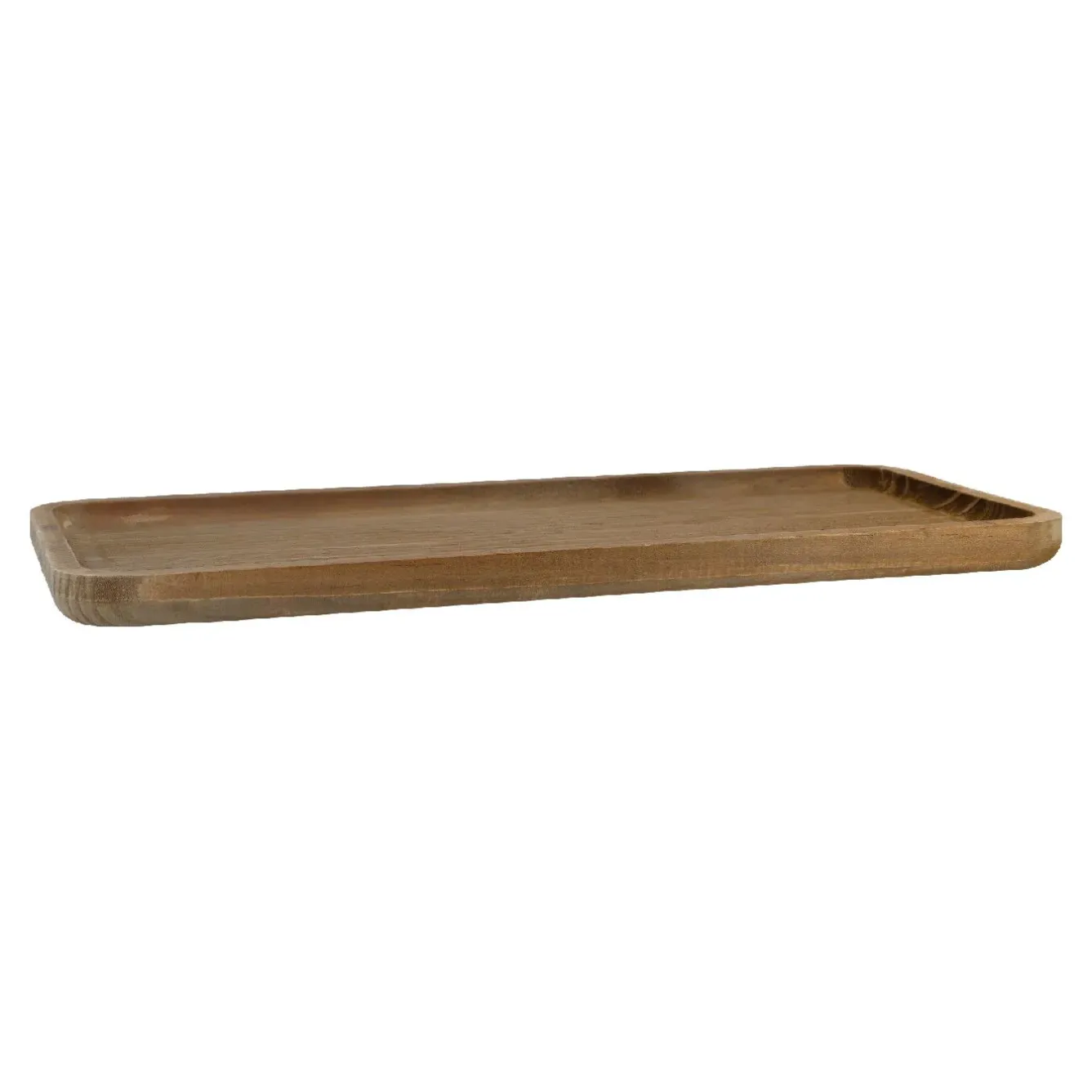 New Schale Eck, Natur, 40 X 18 Cm Schalen & Tabletts