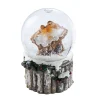 Sale Schneekugel Vogel, Baumstumpf, 4.5 X 6 Cm Figuren|Weihnachtsdeko