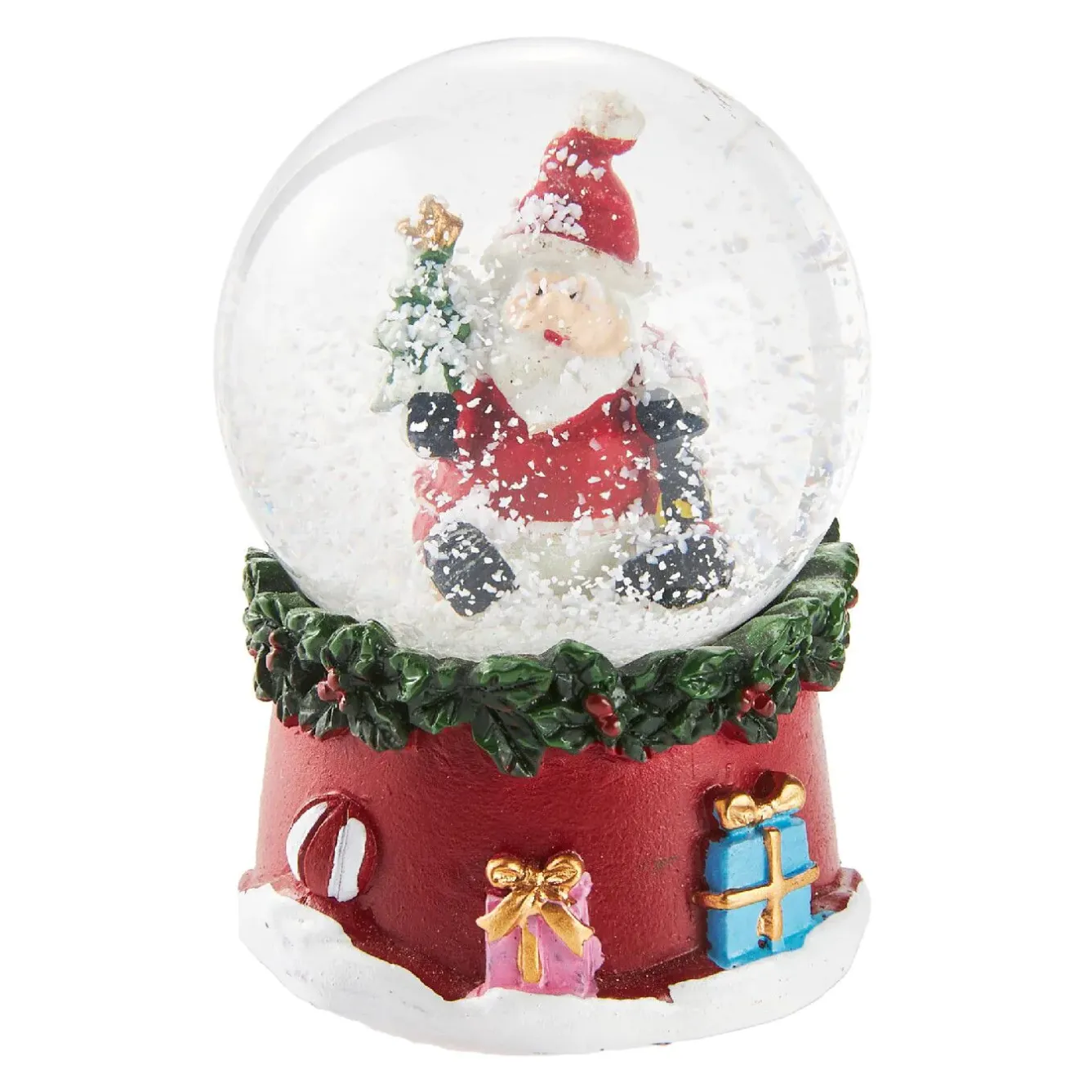 Best Schneekugel Weihnachten, Nikolaus/Zapfen, 4.5 X 6 Cm Deko-Objekte|Weihnachtsdeko