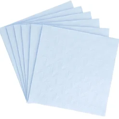 New Serviette Artdeco, Prägung, Hellblau, 16 Stück Salty- Und Candybar|Tischdeko Hochzeit