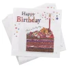 Clearance Serviette Torte, 20 Stück Geburtstag|Küche