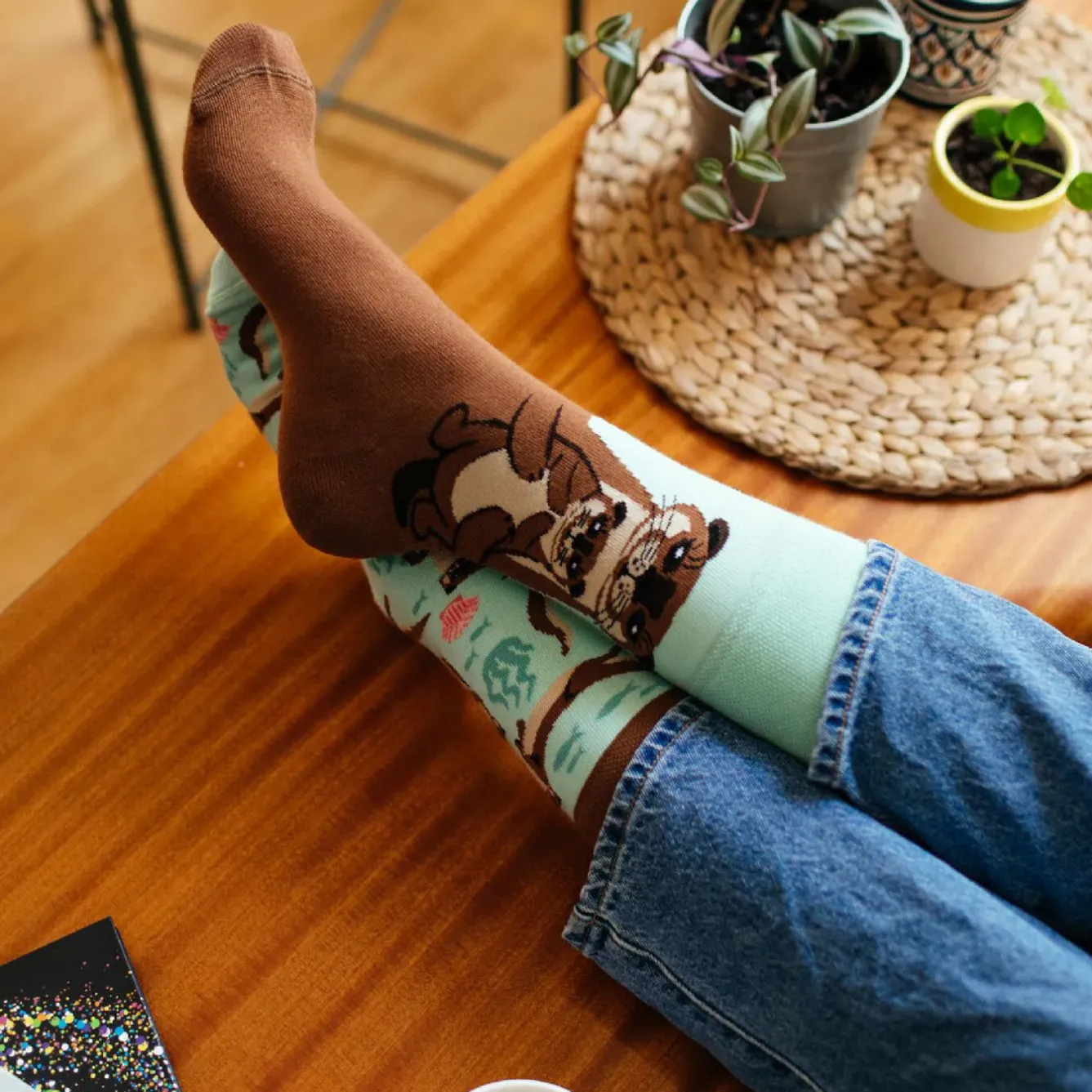 Outlet Socken, Otter Stories, Gr. 39-42 Geschenkideen|Fashion