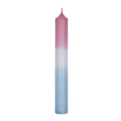 Outlet Stabkerze Dip-Dye, Altrosa/eisblau, 18 Cm Kerzen & Kerzenständer|Weihnachtskerzen