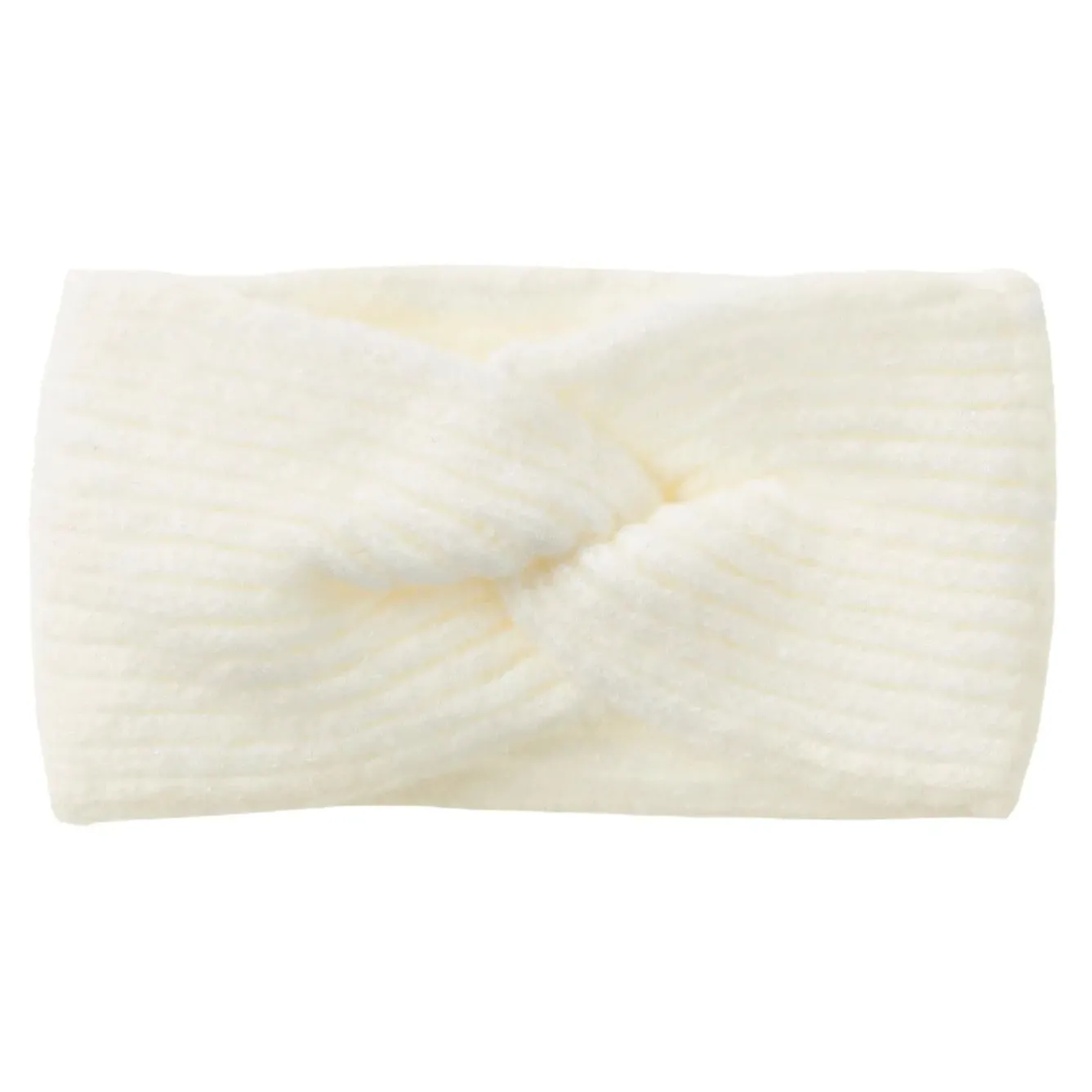 Stirnband Melange Mit Knoten, Offwhite Fashion