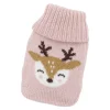 Online Strick-Taschenwärmer Rentier/pink, 13 Cm Geschenkideen|Weihnachtsoutfit