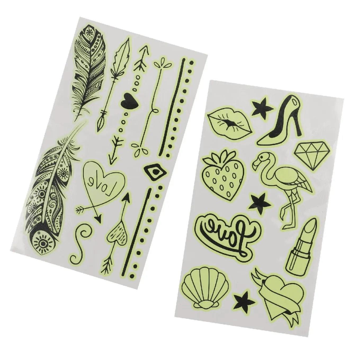 Sale Tattoo-Set Glow, Mädchen Geschenkideen