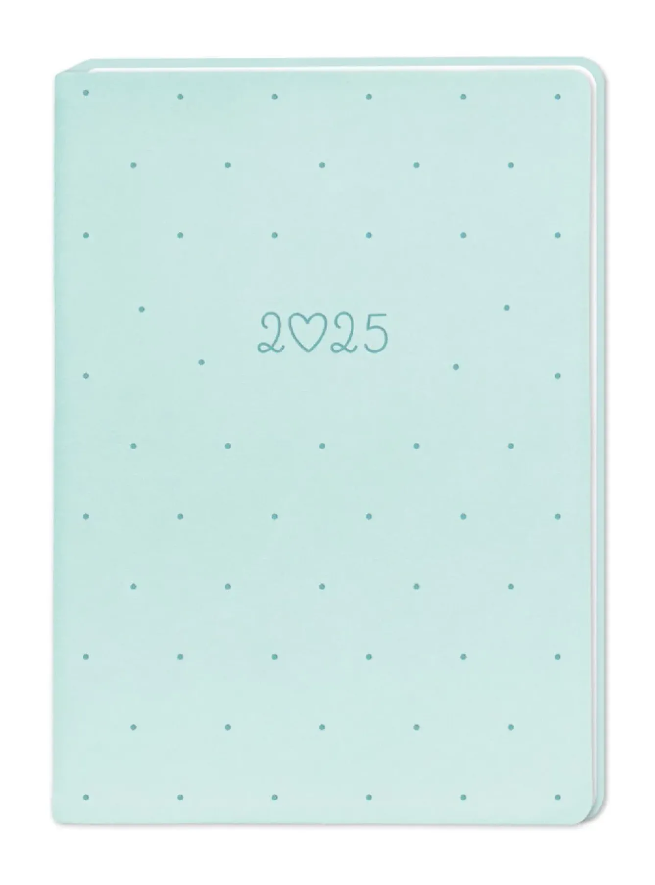 Terminplaner Lederlook, 2025, Mint Kalender & Planer|Weihnachtsgeschenke