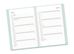 Terminplaner Lederlook, 2025, Mint Kalender & Planer|Weihnachtsgeschenke