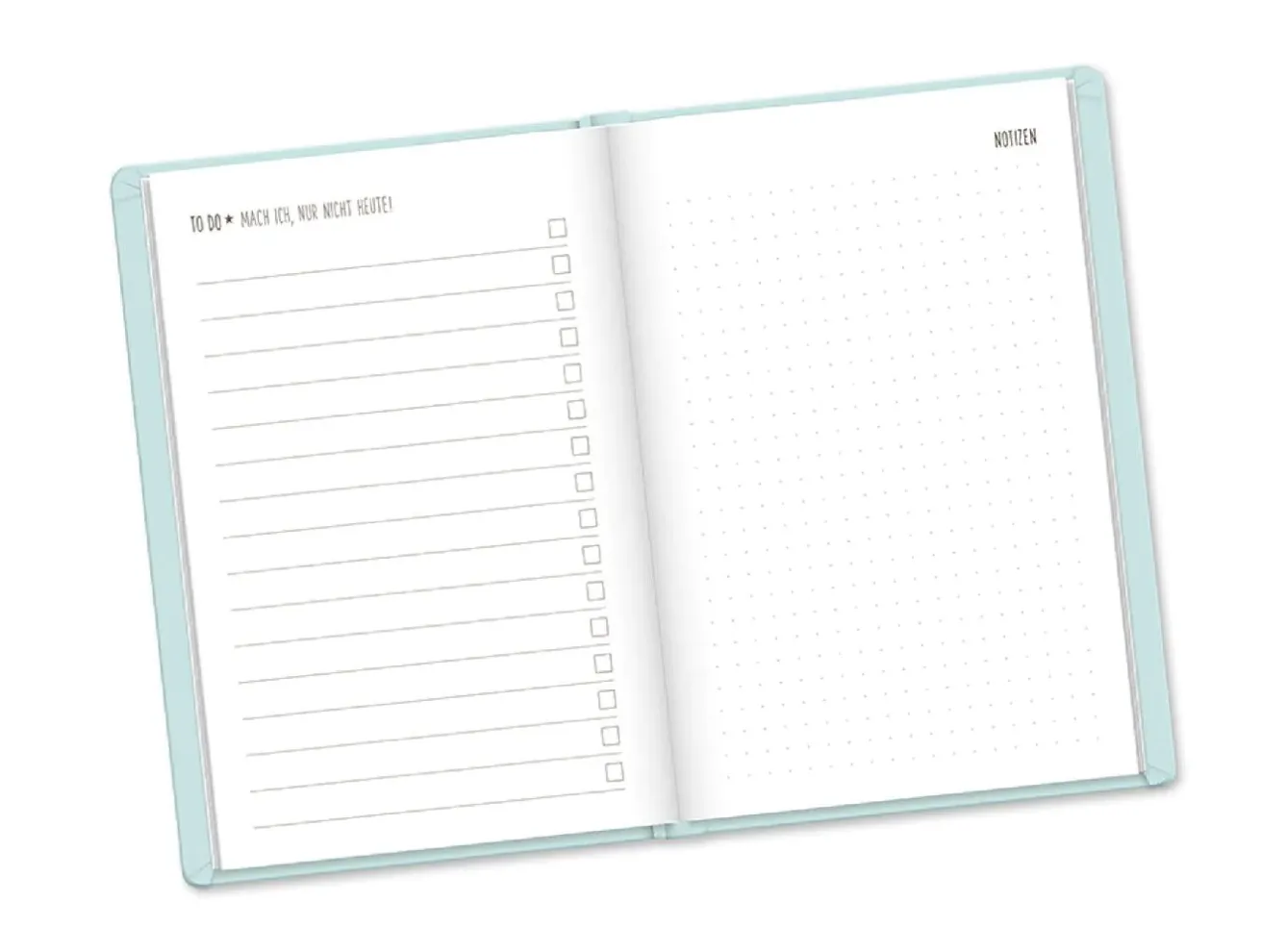 Terminplaner Lederlook, 2025, Mint Kalender & Planer|Weihnachtsgeschenke