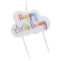 Tortenkerze Geburtstag, Bunt Geburtstag
