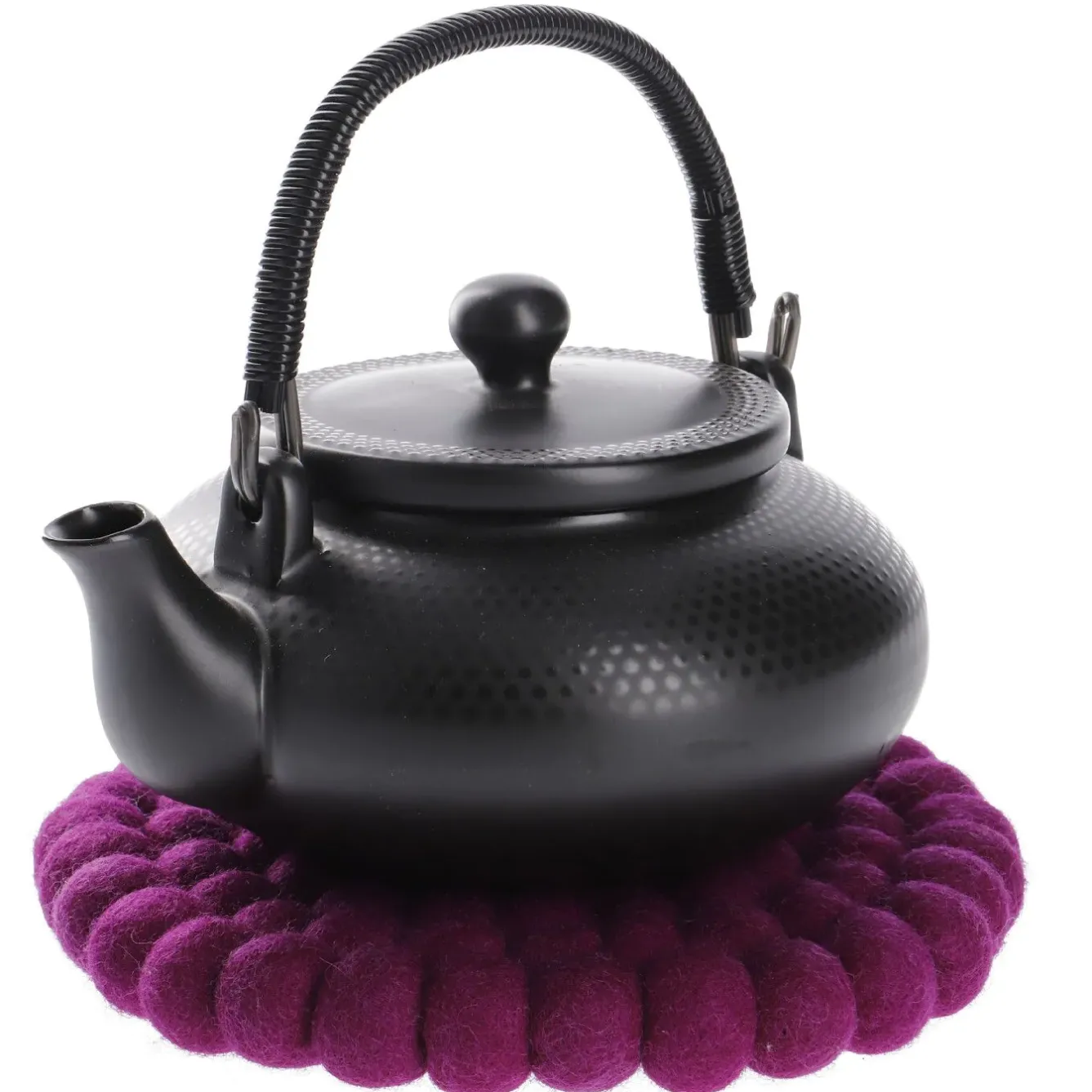 Clearance Untersetzer Filzkugeln, Lila, 20 Cm Küche|Tischdeko